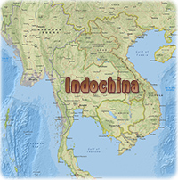Mapa Indochina